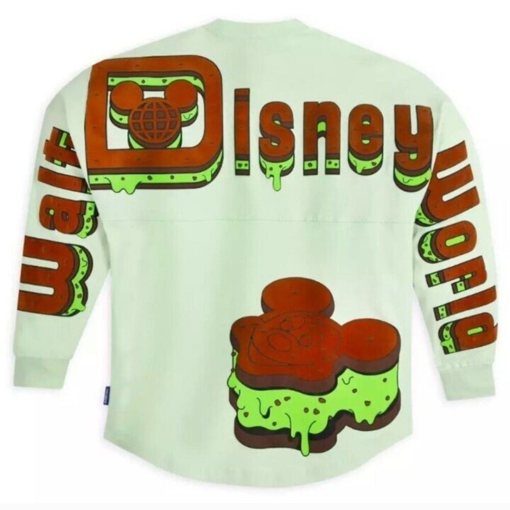 Disney WDW Chocolate Mint Mickey Ice Spirit Jersey XS - Picture 3 of 8